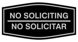 Signs ByLITA Fancy No Soliciting No Solicitar Sign