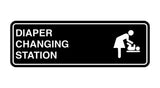 Signs ByLITA Standard Diapers Changing Station Sign