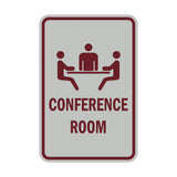 Portrait Round Conference Room Sign