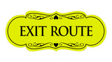 Signs ByLITA Designer Exit Route Sign