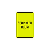 Portrait Round Sprinkler Room Sign