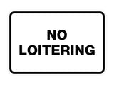 Signs ByLITA Classic Framed No Loitering