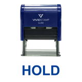 HOLD Self Inking Rubber Stamp
