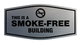 Signs ByLITA Fancy This Is A Smoke Free Building Sign