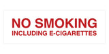 Signs ByLITA Basic No Smoking Including E-Cigarettes Sign