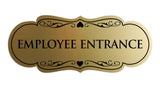 Signs ByLITA Designer Employee Entrance Sign