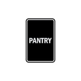 Portrait Round Pantry Sign