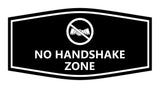 Signs ByLITA Fancy No Handshake Zone Sign