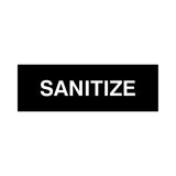 Signs ByLITA Basic Sanitize Sign