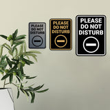 Portrait Round Please Do Not Disturb Wall or Door Sign
