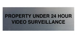 Signs ByLITA Basic Property 24 Hour Video Under Surveillance Sign