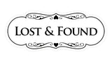 Signs ByLITA Designer Lost & Found Sign