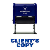 Clients Copy Self-Inking Office Rubber Stamp