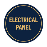 Signs ByLITA Circle Electrical Panel Sign
