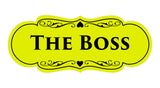 Signs ByLITA Designer The Boss Sign