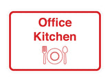 Classic Framed Office Kitchen Wall or Door Sign