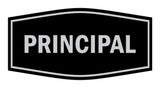 Signs ByLITA Fancy Principal Sign with Adhesive Tape, Mounts On Any Surface, Weather Resistant, Indoor/Outdoor Use