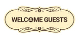 Designer Welcome Guests Wall or Door Sign