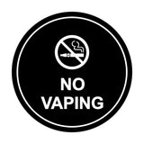 Signs ByLITA Circle No Vaping Sign