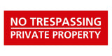 Signs ByLITA Basic No Trespassing Private Property Sign