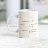 Shh Almost Now You May Speak Nevermind Time To Poop 11oz Coffee Mug - Funny Novelty Souvenir