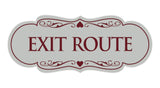 Signs ByLITA Designer Exit Route Sign