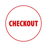 Signs ByLITA Circle Checkout Sign