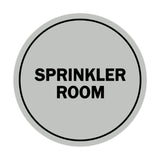 Signs ByLITA Circle Sprinkler Room Sign