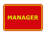 Signs ByLITA Classic Framed Manager