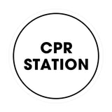 Signs ByLITA Circle CPR Station Sign