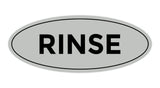 Oval Rinse Sign