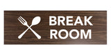 Signs ByLITA Basic Break Room Sign