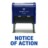 Notice of Action Self Inking Rubber Stamp