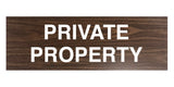 Signs ByLITA Basic Private Property Sign