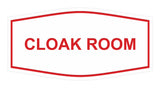 Signs ByLITA Fancy Cloak Room Sign