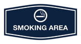 Signs ByLITA Fancy Smoking Area Sign
