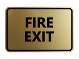 Signs ByLITA Classic Fire Exit Sign