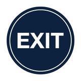 Signs ByLITA Circle Exit Sign