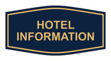 Signs ByLITA Fancy Hotel Information Sign