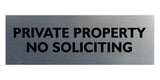 Signs ByLITA Basic Private Property No Soliciting Sign