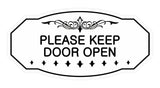 Victorian Please Keep Door Open Wall or Door Sign