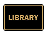 Signs ByLITA Classic Library Sign