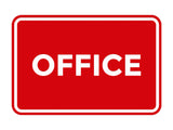 Signs ByLITA Classic Framed Office Sign