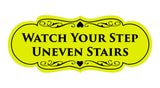 Signs ByLITA Designer Watch Your Step Uneven Stairs
