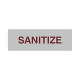 Signs ByLITA Basic Sanitize Sign