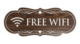 Signs ByLITA Designer Free Wifi Sign
