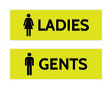 Signs ByLITA Basic Ladies and Gents Sign Set