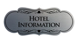 Signs ByLITA Designer Hotel Information Sign