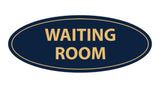 Oval Waiting Room Sign