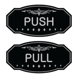 Victorian Push Pull Sign Set